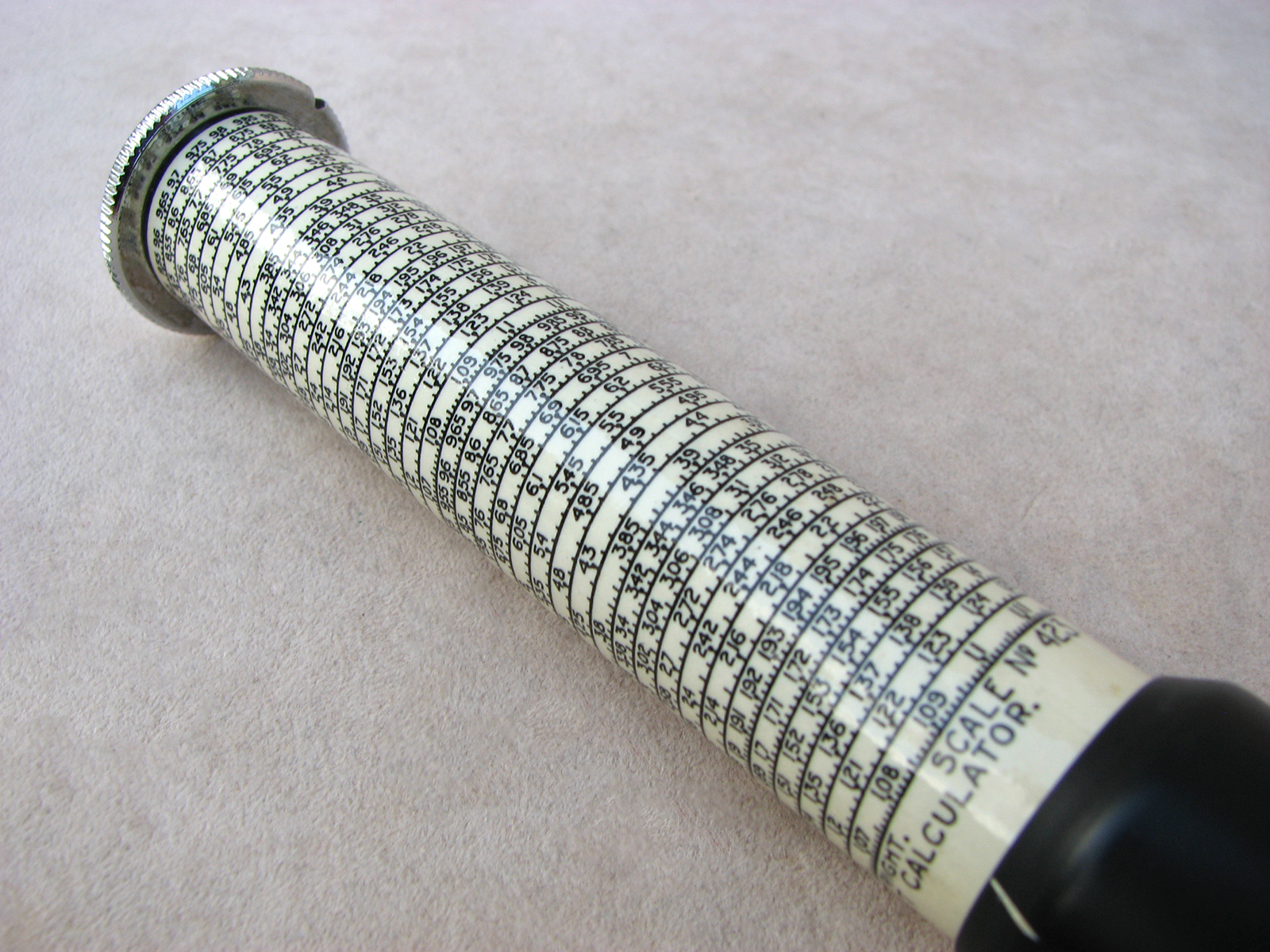 1960's Otis King Model K Type C sliderule engraved CERECLOR ICI